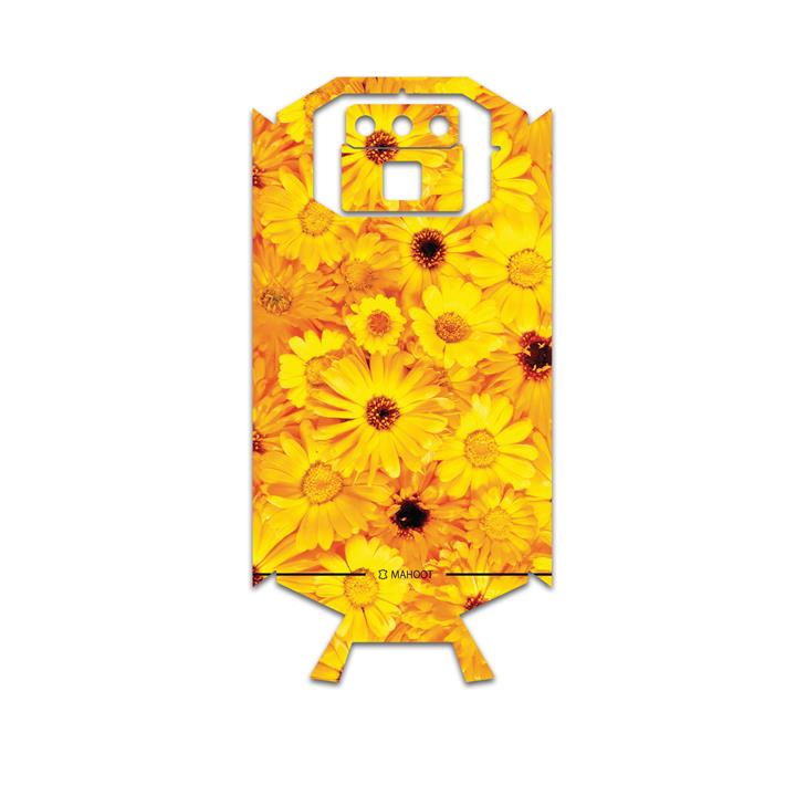 برچسب پوششی ماهوت مدل Yellow-Flower مناسب برای گوشی موبایل دوجی S70 MAHOOT Yellow-Flower Cover Sticker for Doogee S70